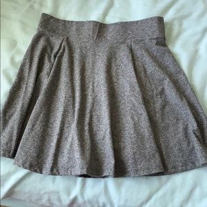 H&M Heather Grey Skater Skirt